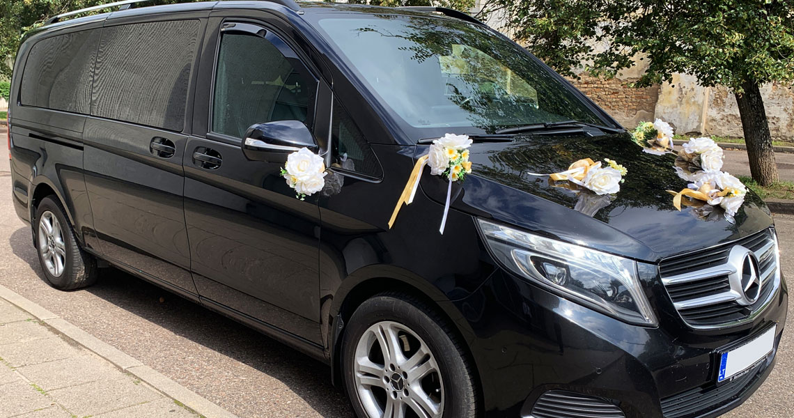 Luxury car rental for weddings