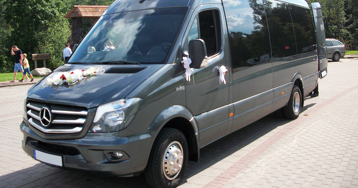 Minibus rental for weddings