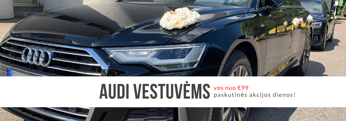 Audi automobilio nuoma vestuvėms