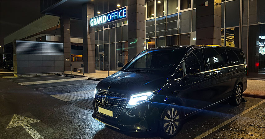 Minivan for business trips in Lithuania