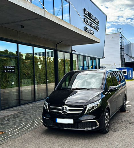 Minivan for delegations in Lithuania