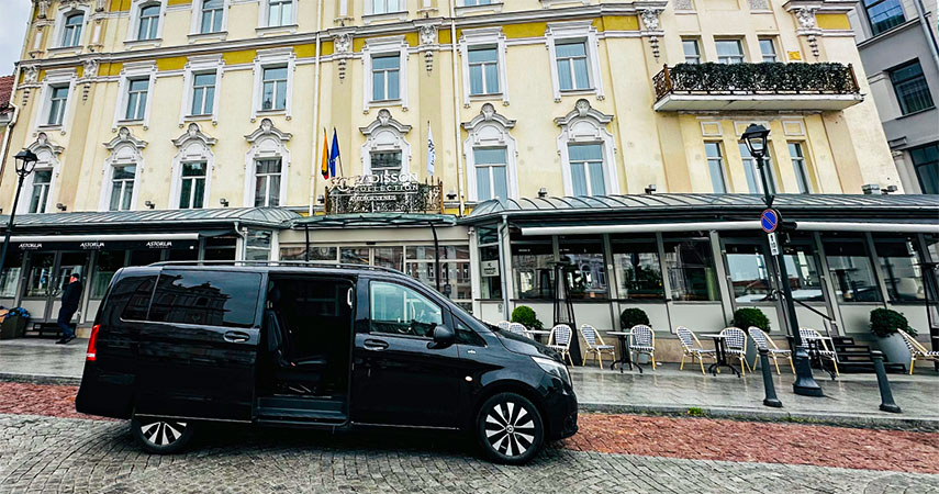Minivan for hotel transfer in Lithuania