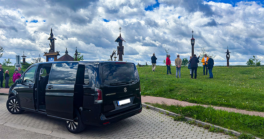 Minivan for tours in Lithuania