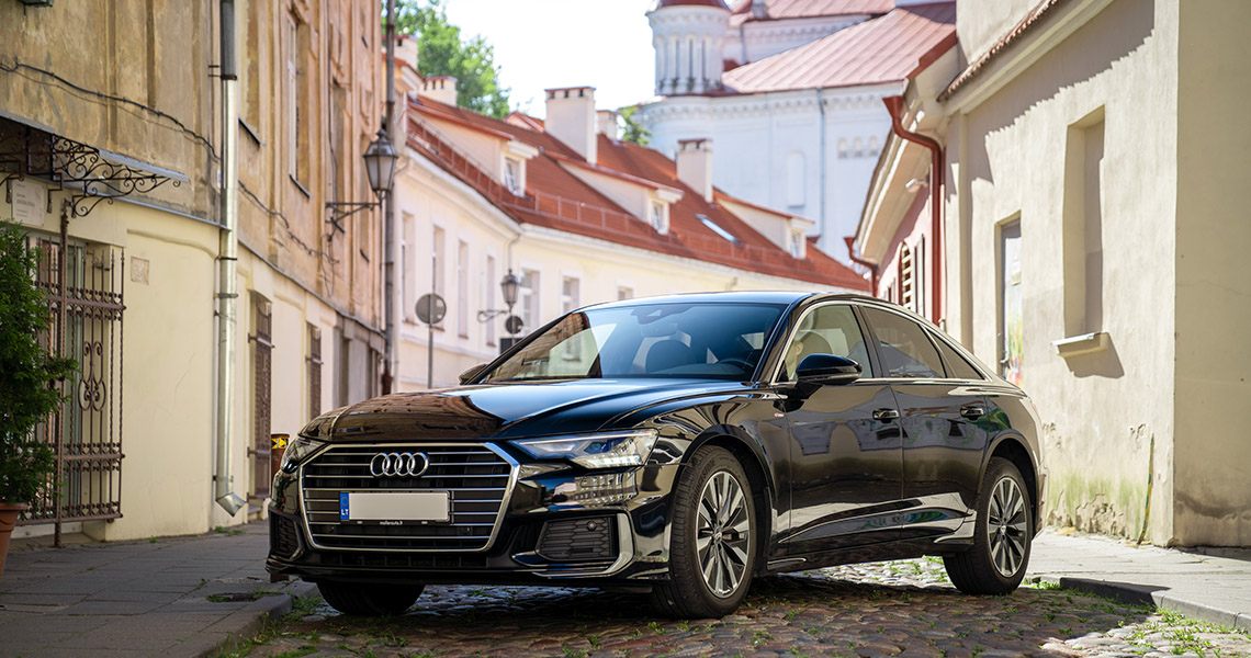 Audi rental for weddings in Vilnius
