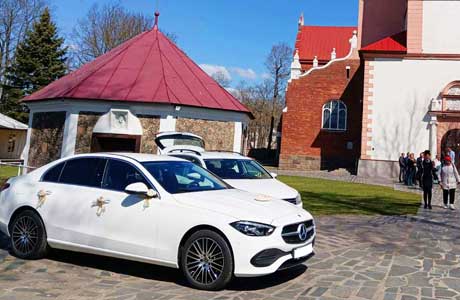 Mercedes automobilių nuoma vestuvėms Vilniuje