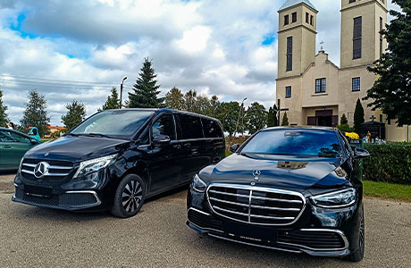 Prabangių Mercedes-Benz nuoma vestuvėms